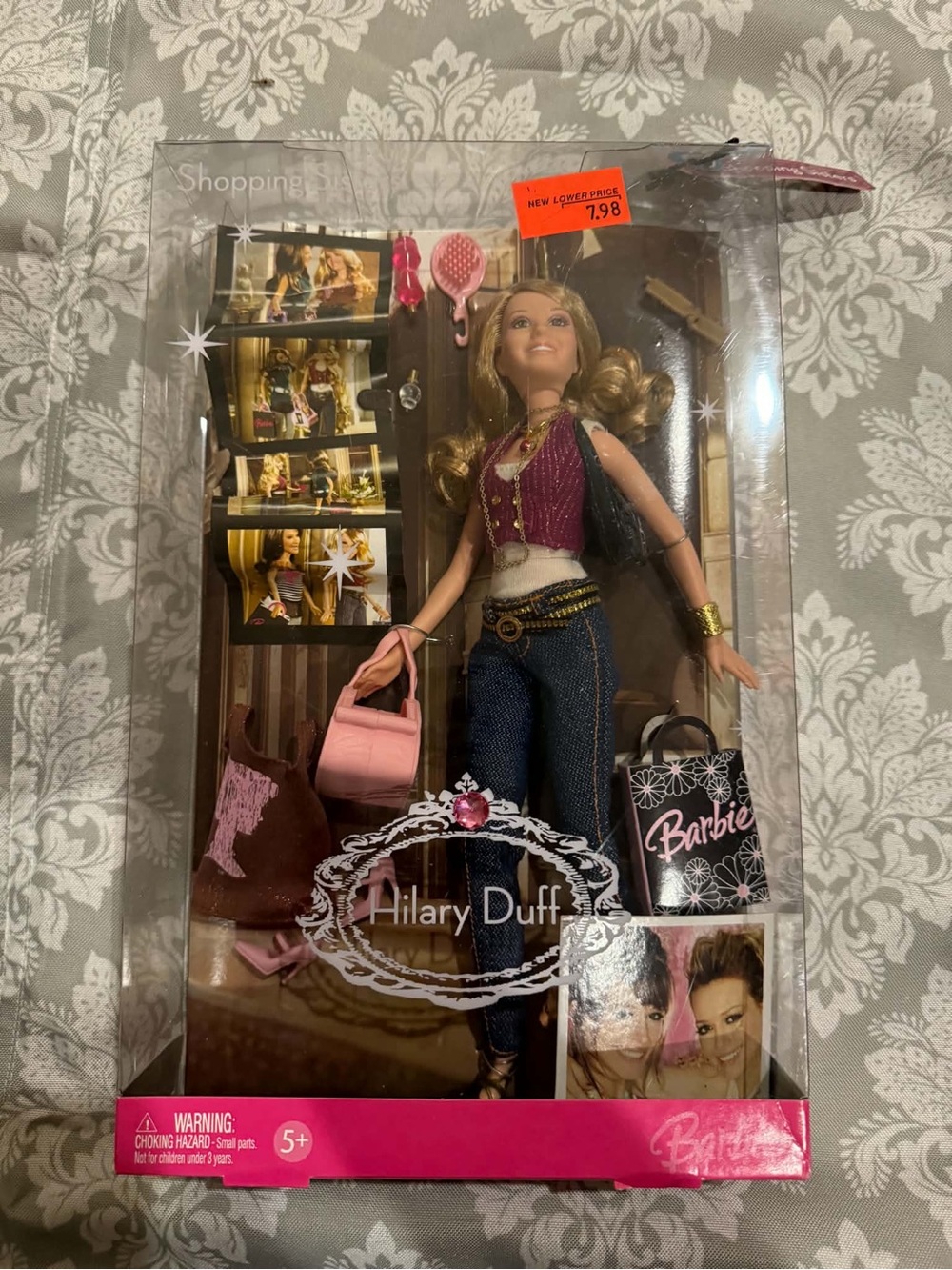 Barbie Shopping Sisters ~Hilary Duff ~ Doll 2006 Mattel NRFB Vintage ~ K9575